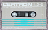 Compact Cassette Certron D 60 Type I Normal 1976 USA