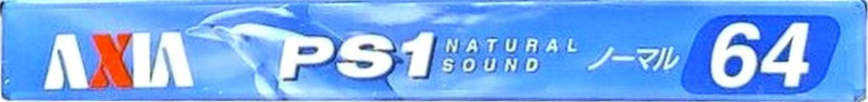Compact Cassette AXIA PS-I / PS-1 64 "PS1M 64" Type I Normal 2001 Japan