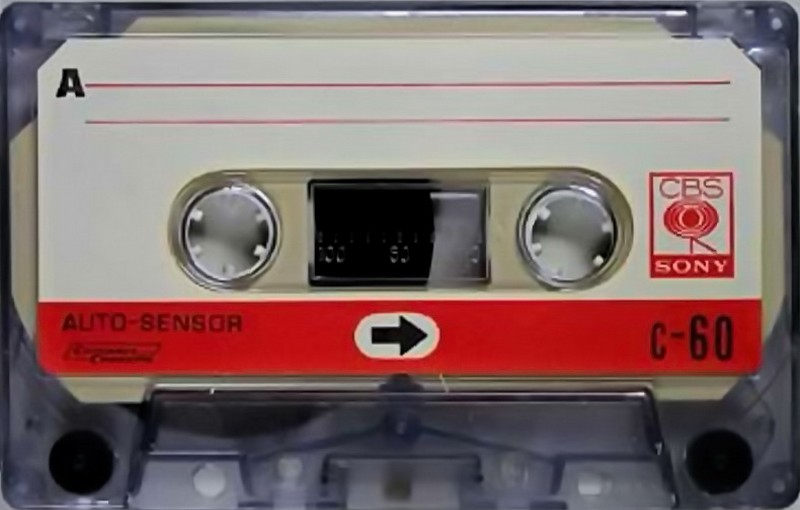 Compact Cassette CBS / Sony Auto-Sensor 60 Type I Normal 1972 Japan