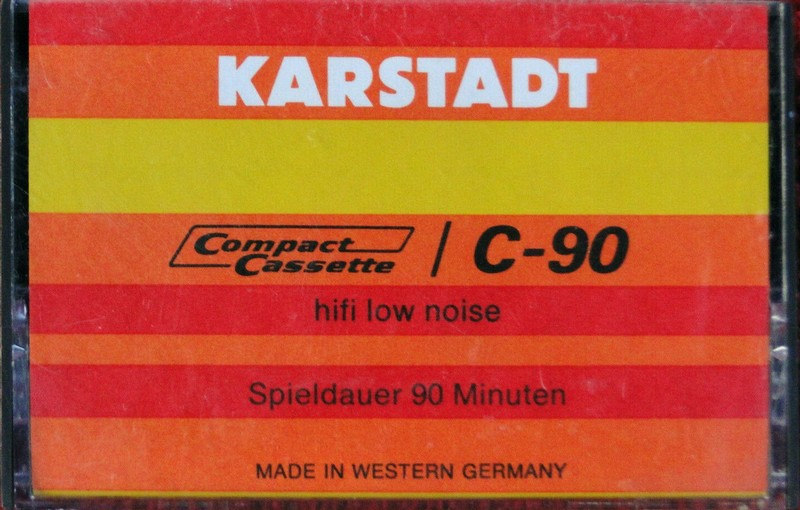 Compact Cassette Karstadt 90 Type I Normal 1971 Germany