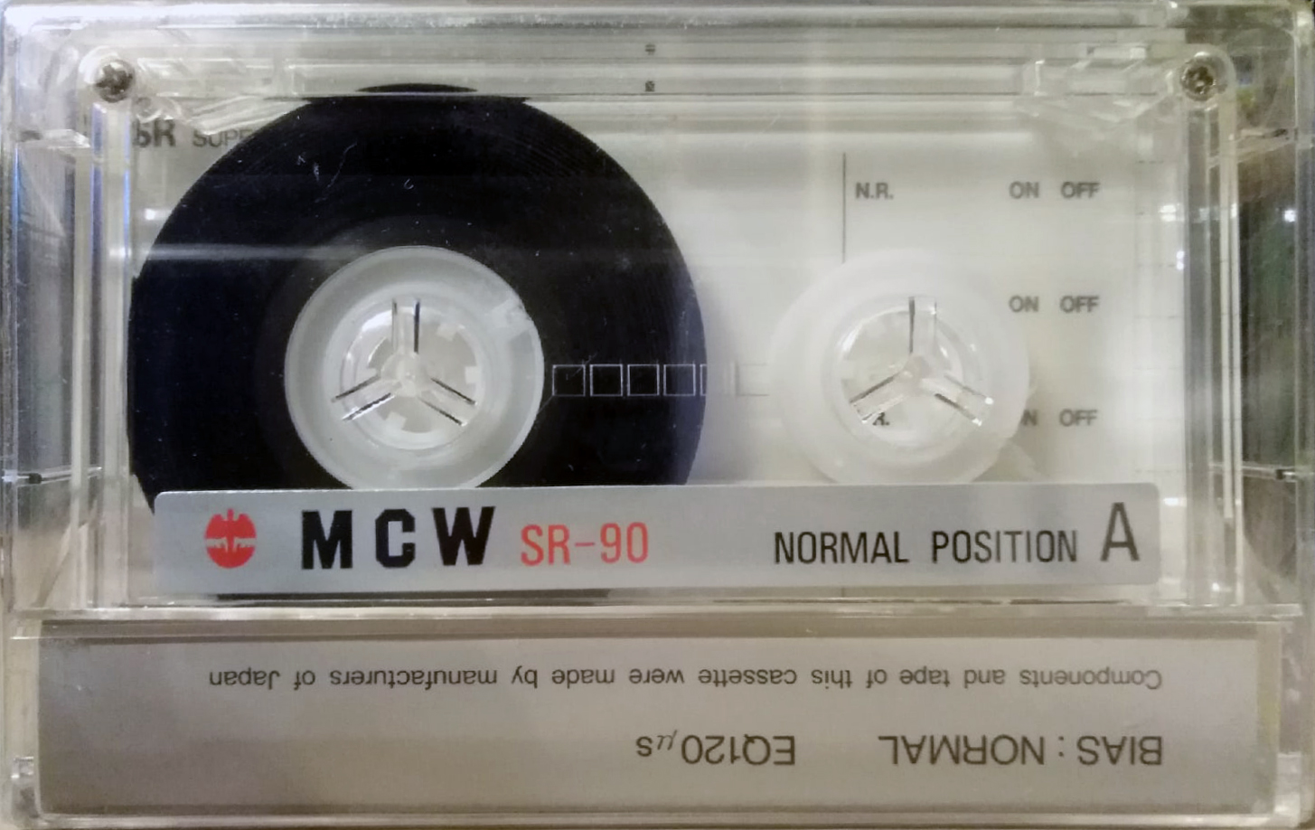 Compact Cassette MCW SR 90 Type I Normal 1992 Russia