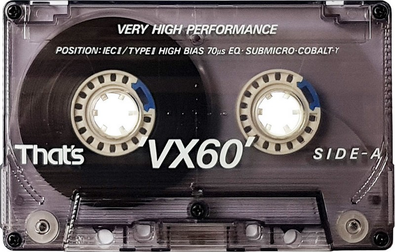 Compact Cassette Thats VX 60 Type II Chrome 1990 Europe