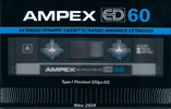 Compact Cassette Ampex ED 60 Type I Normal Mexico