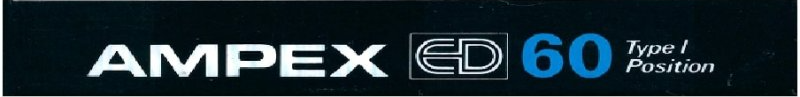 Compact Cassette Ampex ED 60 Type I Normal Mexico