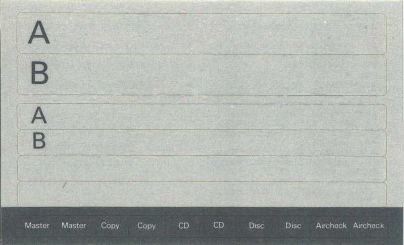 Compact Cassette Ora XJ 74 "C-74XJ1" Type I Normal 1992 Japan