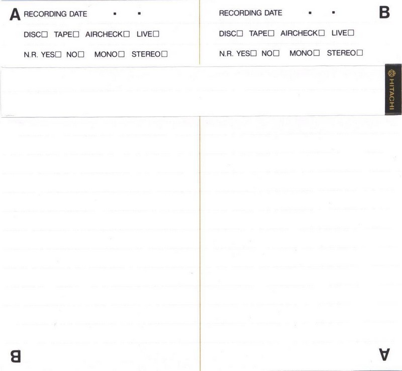 2 pack Hitachi HE-N 120 Type I Normal 1987 Japan