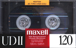 Compact Cassette Maxell UDII / UD2 120 Type II Chrome 1988 Europe