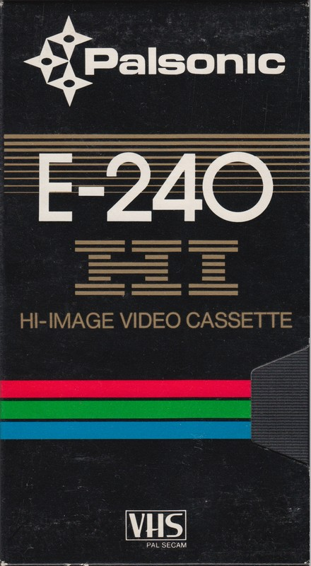 VHS, Video Home System Palsonic 240 Type I Normal South Korea