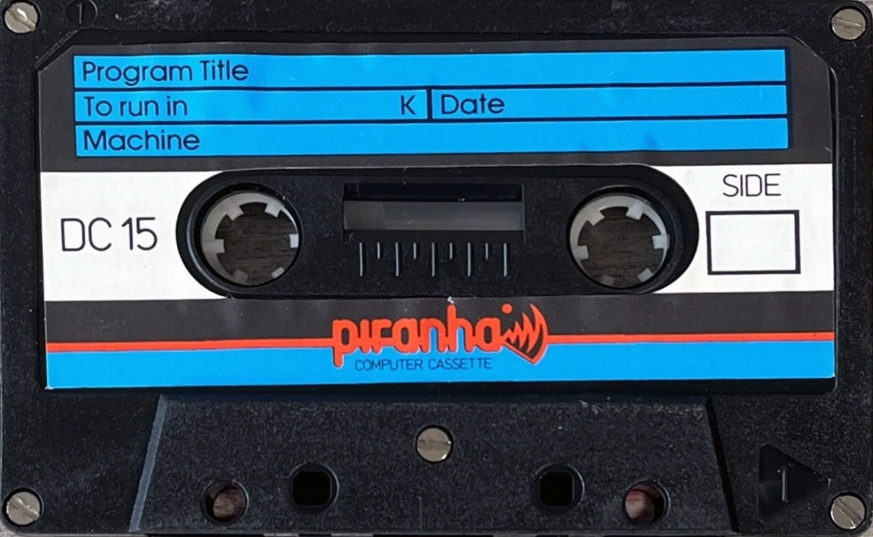 Compact Cassette Piranha DC 15 Computer Cassette UK