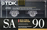 Compact Cassette TDK SA 90 "SA-90SE" Type II Chrome 1990 Australia, Europe