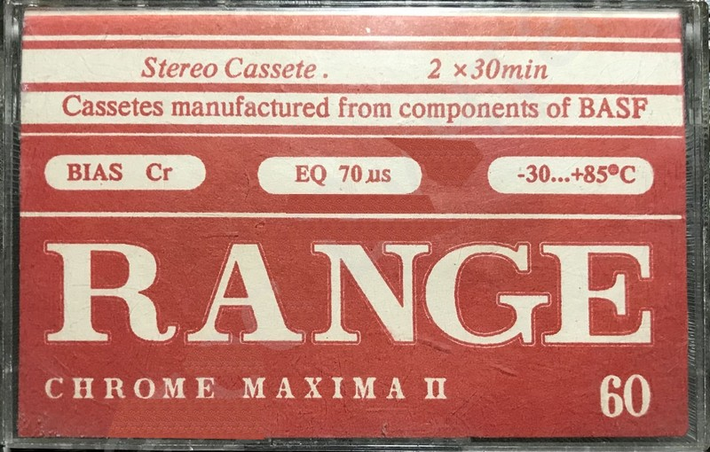Compact Cassette Range 60 "Chrome Maxima II" Type II Chrome Russia