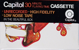 Compact Cassette Capitol Psychedelic Mushroom 30 Type I Normal 1970 USA