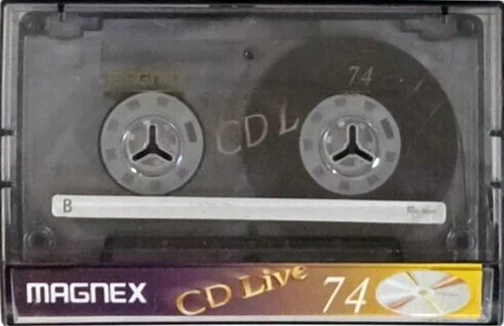 Compact Cassette Magnex 74 "CD Live" Type I Normal 1997 Europe