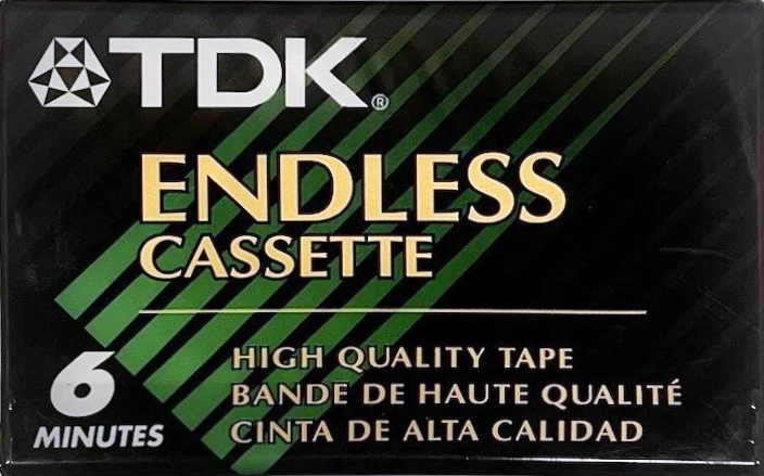 Compact Cassette TDK EC Endless 6 Endless Cassette 1995 North America