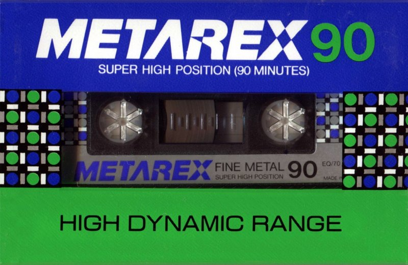 Compact Cassette Metarex 90 Type IV Metal Japan