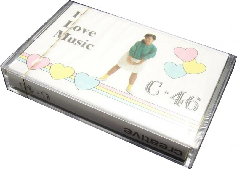 Compact Cassette Creative I Love Music 46 "Yellow" Type I Normal 1986 South Korea