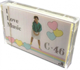 Compact Cassette Creative I Love Music 46 "Yellow" Type I Normal 1986 South Korea