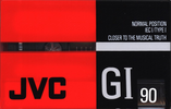 Compact Cassette JVC GI 90 "G1-90AG" Type I Normal 1990 North America