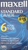 VHS, Video Home System Maxell Standard Grade 120 Type I Normal Latin America, North America