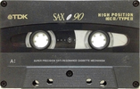 Compact Cassette TDK SA-X 90 "SA-X90EA" Type II Chrome 1995 Europe