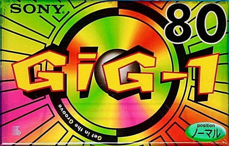 Compact Cassette Sony GIG-1 80 "C-80GIG1" Type I Normal 1995 Japan