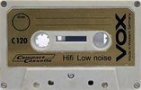 Compact Cassette VOX 120 Type I Normal 1975 Europe