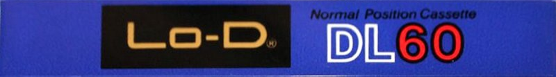 Compact Cassette Lo-D DL 60 Type I Normal 1984 Japan