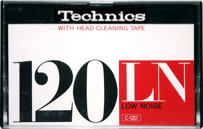 Compact Cassette Technics LN 120 "RT-120LN" Type I Normal 1978 Japan