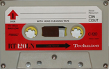 Compact Cassette Technics LN 120 "RT-120LN" Type I Normal 1978 Japan