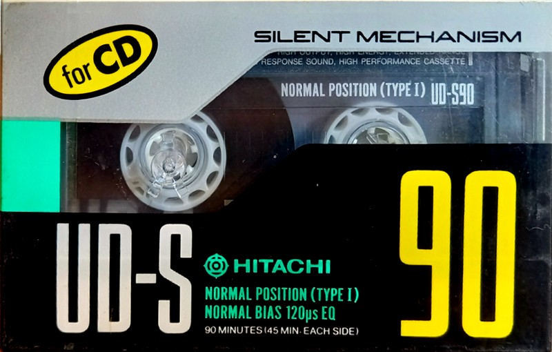 Compact Cassette Hitachi UD-S 90 Type I Normal 1988 Japan