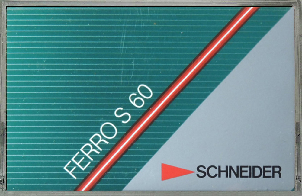 Compact Cassette Schneider Ferro S 60 Type I Normal 1986 Europe