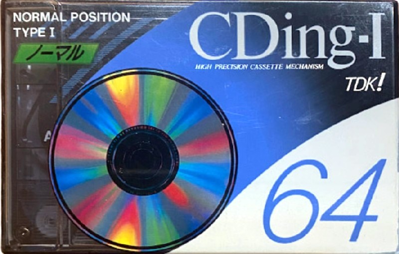 Compact Cassette TDK CDing 1 64 "CD1-64A" Type I Normal 1993 Japan