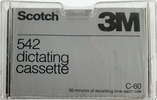 Compact Cassette Scotch 542 60 Dictating Cassette USA