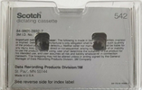 Compact Cassette Scotch 542 60 Dictating Cassette USA