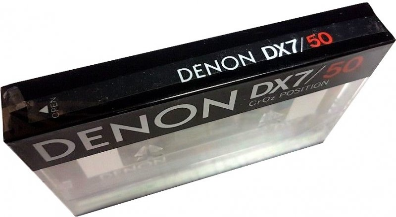 Compact Cassette Denon DX7 50 Type II Chrome 1981 Japan
