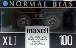 Compact Cassette Maxell XLI 100 Type I Normal 1992 North America