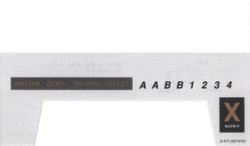 2 pack Sony XI 70 "2C-70X1B" Type I Normal 1994 Japan