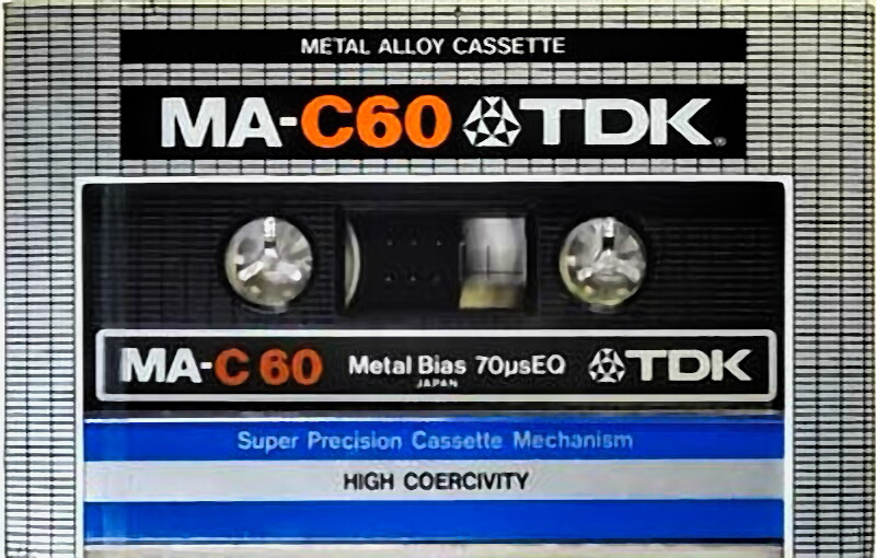 Compact Cassette TDK MA 60 Type IV Metal 1979 Japan