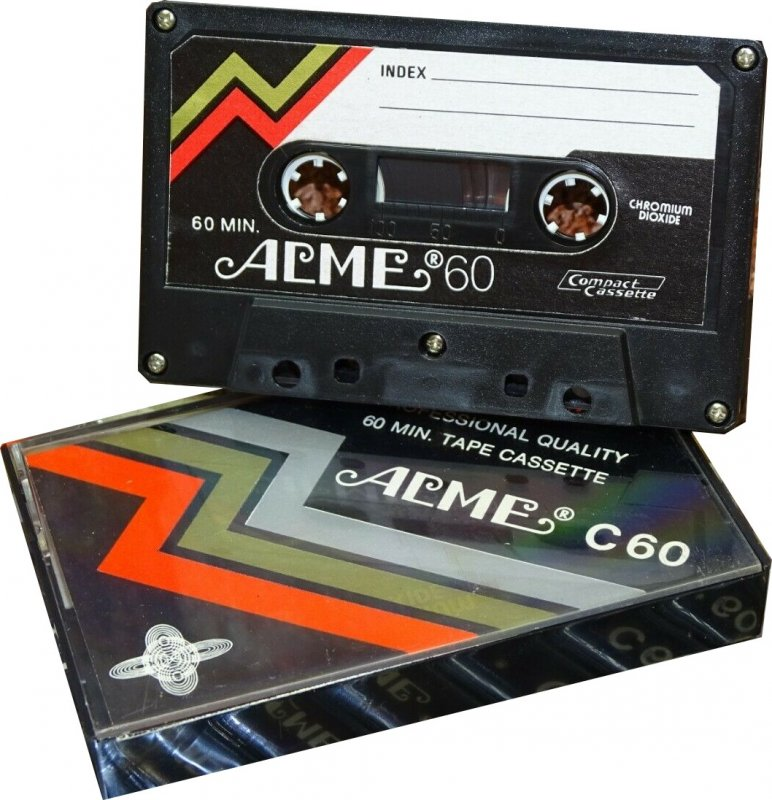 Compact Cassette Acme 60 Type II Chrome 1985 Worldwide
