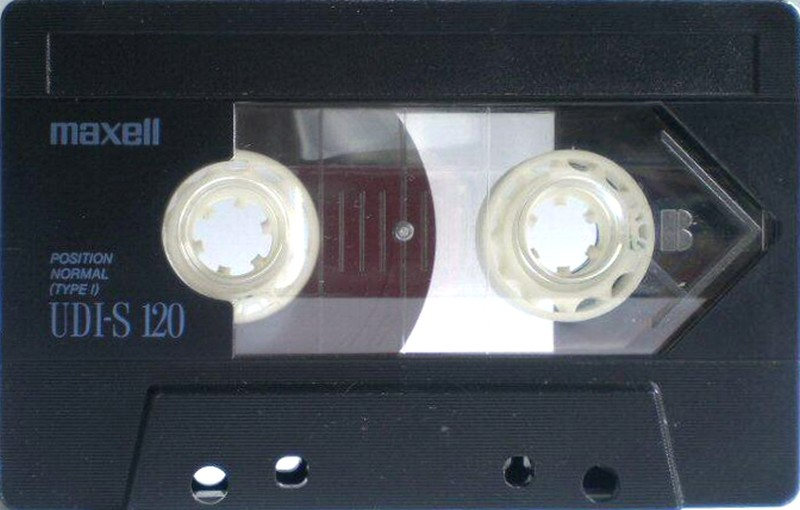 Compact Cassette Maxell UDI-S 120 Type I Normal 1986 Europe