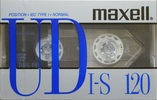 Compact Cassette Maxell UDI-S 120 Type I Normal 1986 Europe
