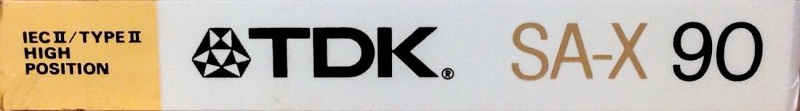 Compact Cassette TDK 90 Type II Chrome 1988 USA