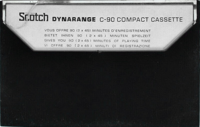 Compact Cassette Scotch 272 90 Type I Normal 1969 Europe