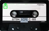 Compact Cassette TDK KR Krom 60 "Krom O2" Type II Chrome 1971 Japan