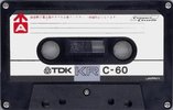 Compact Cassette TDK KR Krom 60 "Krom O2" Type II Chrome 1971 Japan