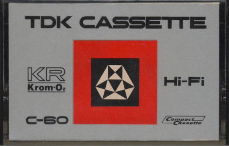 Compact Cassette TDK KR Krom 60 "Krom O2" Type II Chrome 1971 Japan