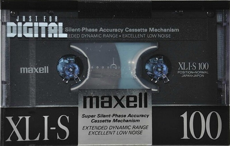 Compact Cassette Maxell XLI-S 100 Type I Normal 1990 Japan
