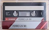 Compact Cassette Schneider Ferro LN 90 Type I Normal 1985 Europe