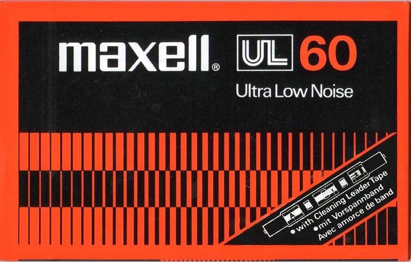 Compact Cassette Maxell UL 60 Type I Normal 1978 Europe
