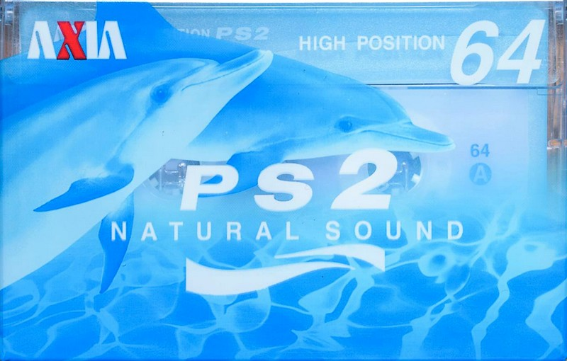 Compact Cassette AXIA PS-II / PS-2 64 "PS2M 64" Type II Chrome 2001 Japan